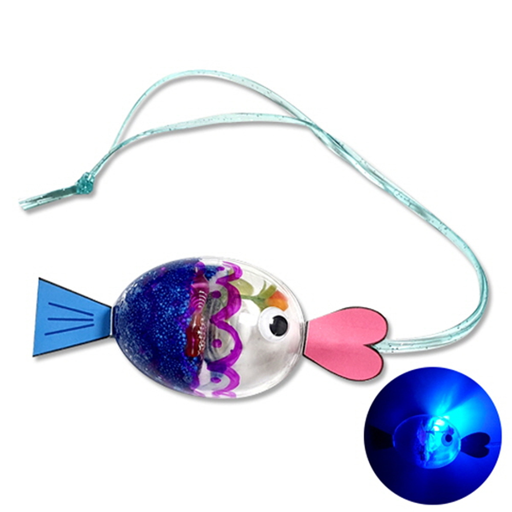 [만들기대장]물고기 바닷속 터치 빛 목걸이 만들기