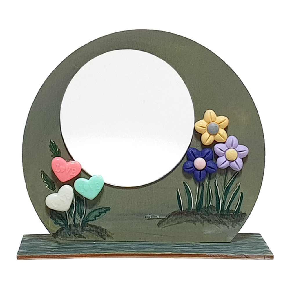 거울 꽃 스탠드액자 만들기(4종 택1)-하트꽃